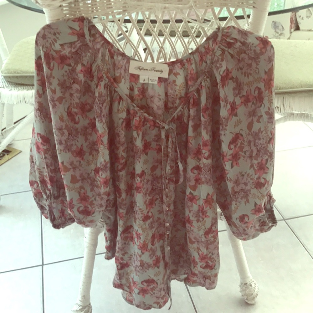 Boho Chic Floral Top